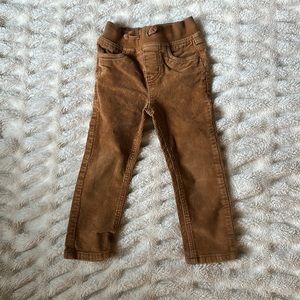 EUC Hanna Andersson Carmel Khaki Corduroy Pants